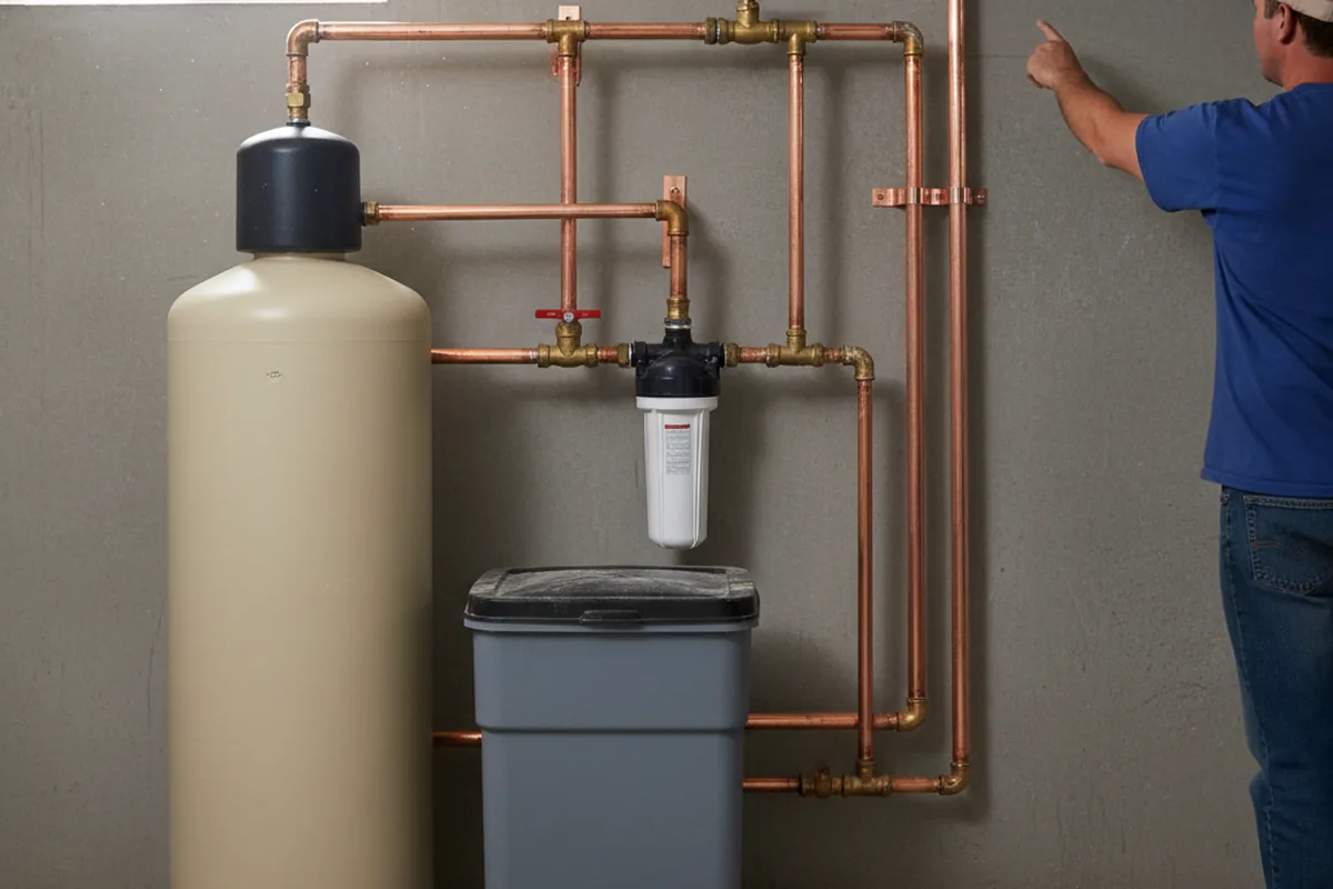 Whole-house water treatment system installed in Brimfield